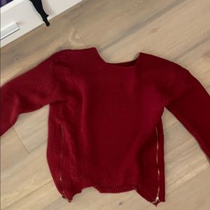 Red sweater